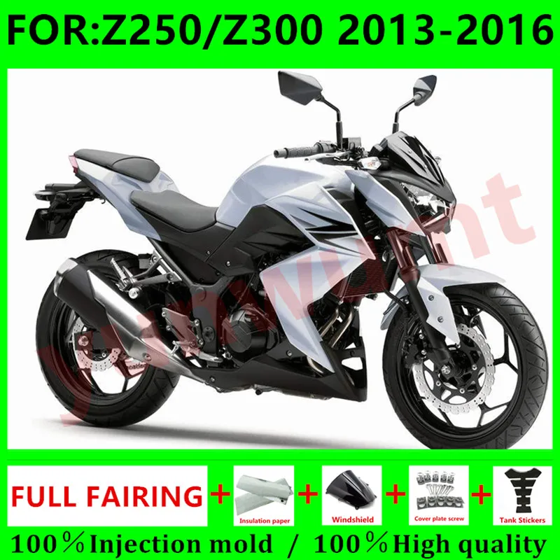 

Новый комплект обтекателей ABS для мотоцикла Z250 Z300 Z 250 300 2013 2015 2014
