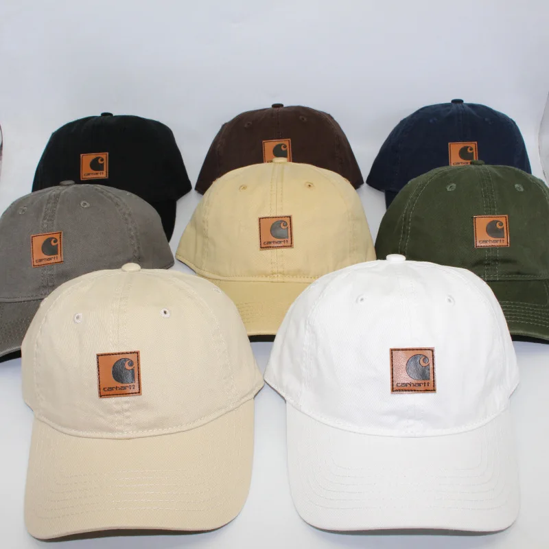 

2022new standard soft top baseball cap European American tooling solid color curved edge cap couple duck tongue Cap Baseball Cap
