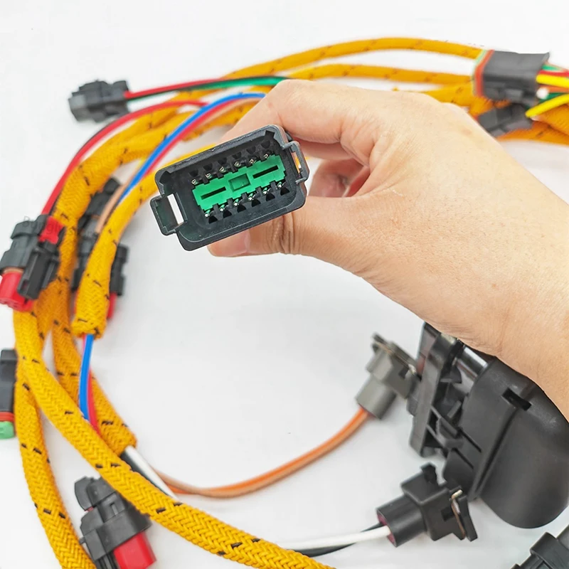 Новый жгут проводов двигателя экскаватора сменные аксессуары для кабеля 381-2499