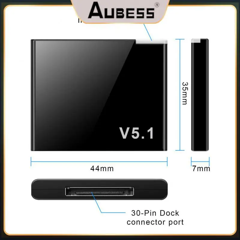 

bluetooth-compatible 5.1 Upgrade Version Audio Receiver I-wave 30 30pin Jack Analog Speaker 30 Pin Wireless Adapter