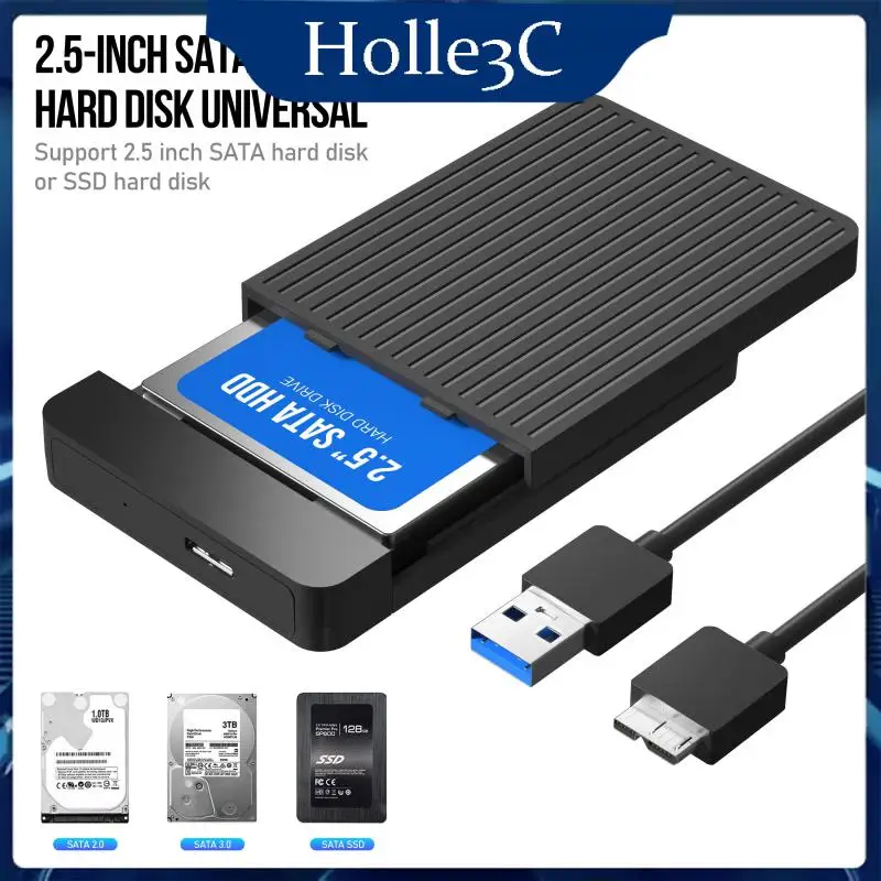 

2/4/6PCS Pc Accessories Usb3.0 Adapter Hard Disk Enclosure Up To 6tb Hard Drive Case High-speed With Usb3.0 Type C Cable