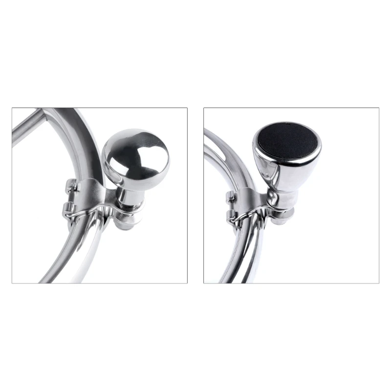 

Stainless Steel Steering Power Handle Ball Grip Knob Turning Helper Maneuvering Knob for Marine Yacht Boat Drop Shipping