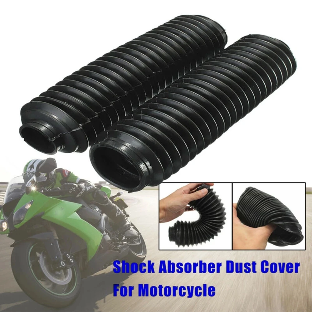 

1 Pair Motorcycle Front Shock Absorber Dust Cover Fork Rubber Gaiters Boots For CQR Motorcycle Accessories Parts