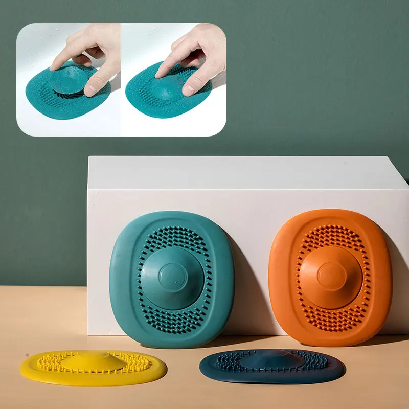

Bathroom Washbasin Drain Hair Catcher Anti Clogging Bath Stopper Plug Sink Strainer Hair Filter Kitchen Accessory