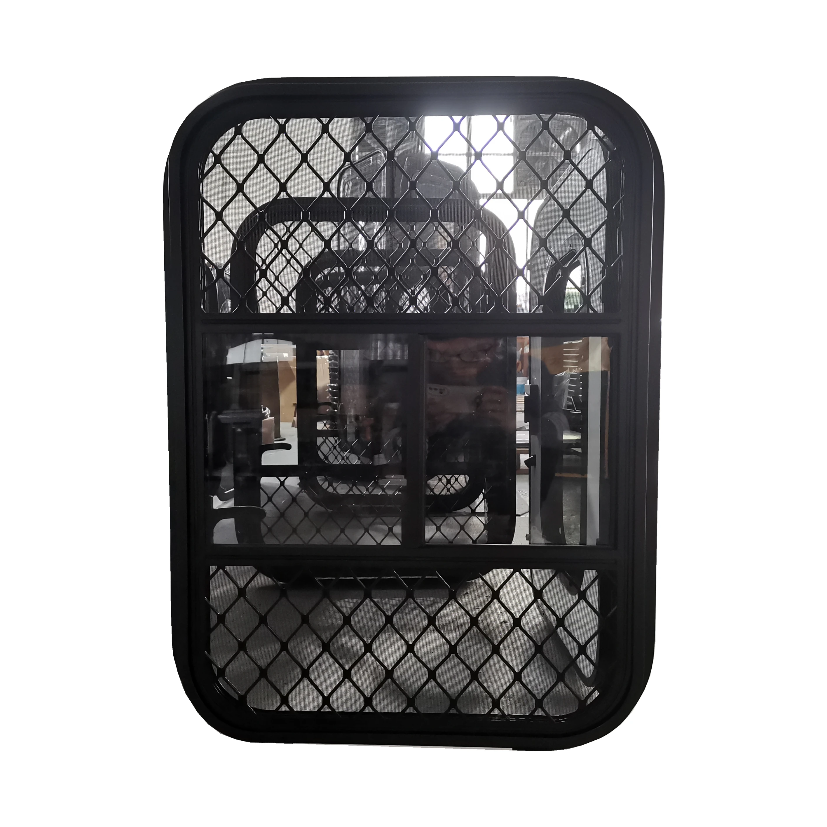 TONGFA Одноточечный замок Дверь прицепа-каравана с подъемным раздвижным окном