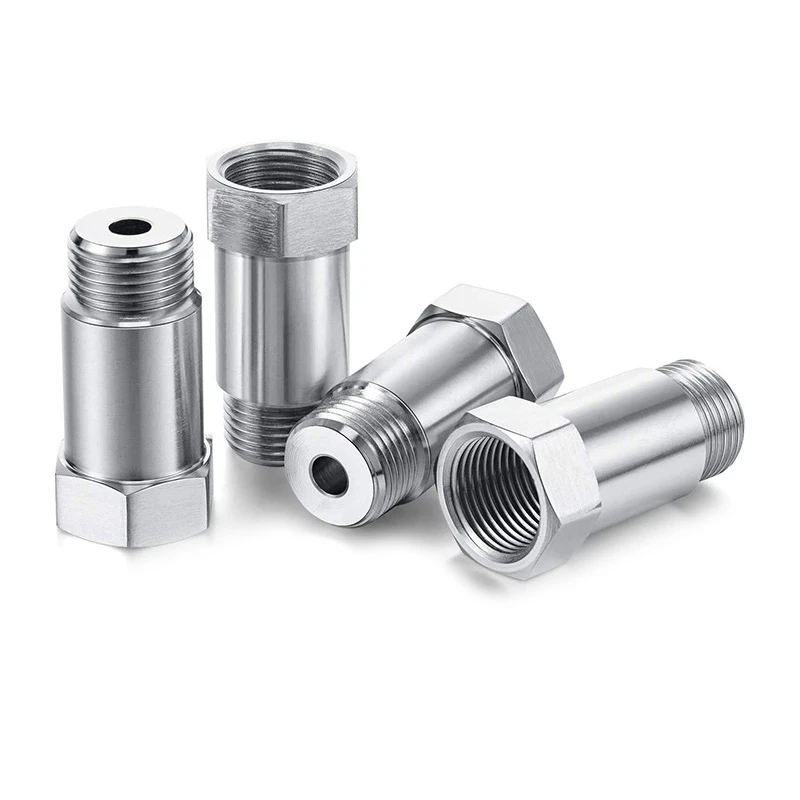 

O2 Sensor Protective Shell Plug Adapter M18 X 1.5 Sensor Spacer, Sensor Extender Car Accessories, 4 PCS 45Mm