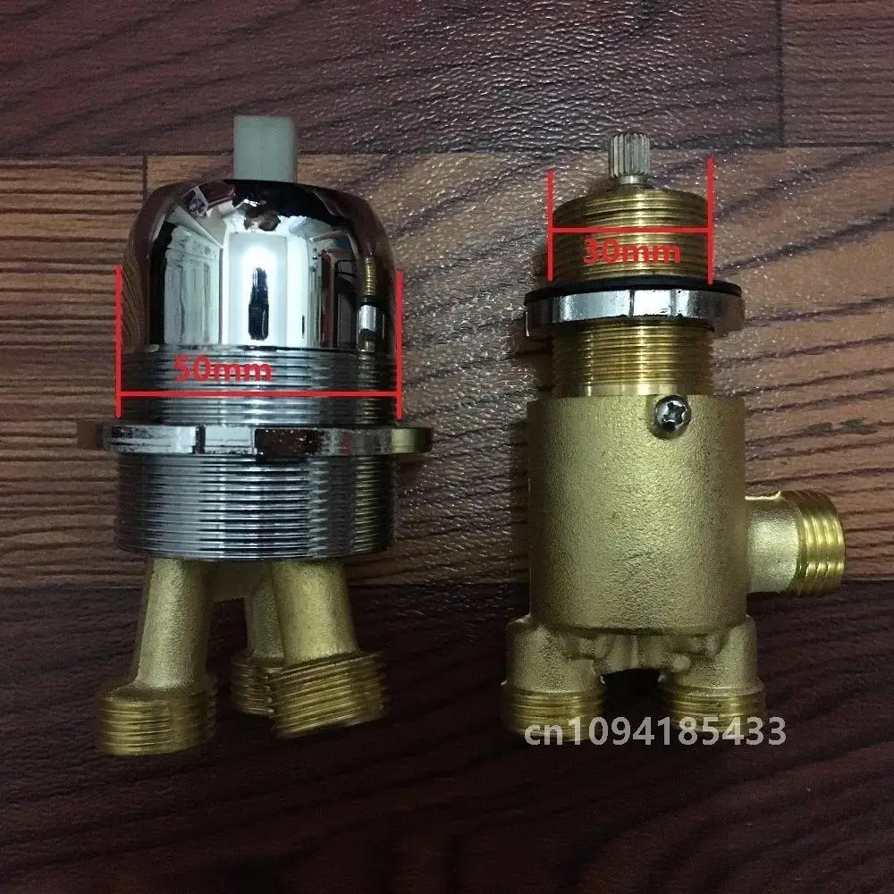 MTTUZK Твердый латунный смеситель для горячей и холодной воды разделенный 1 в 2