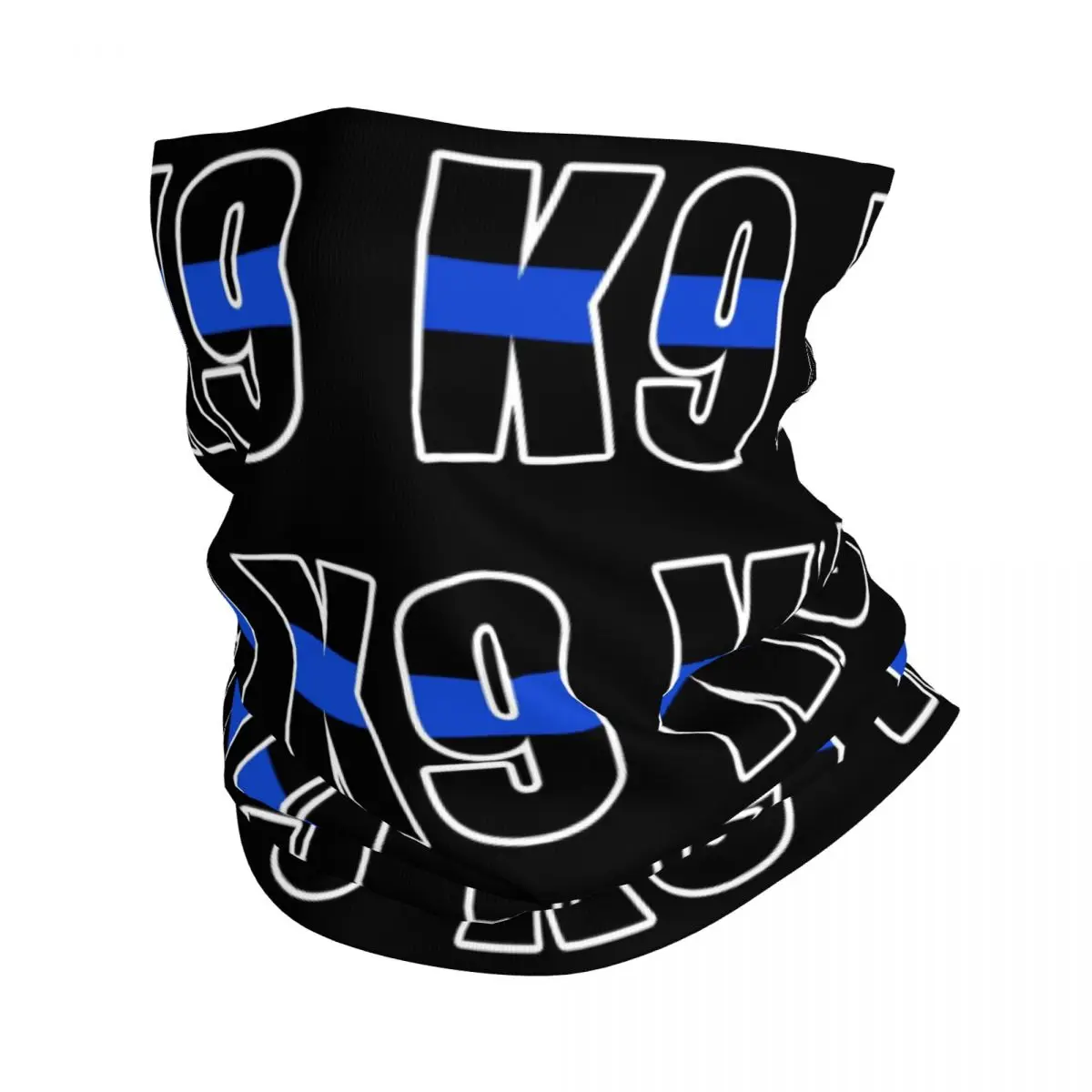 

Бандана-офицер K9 для мужчин и женщин, тонкая синяя Шейная Сумочка с принтом офицера, Балаклава, походная одежда для взрослых, можно стирать
