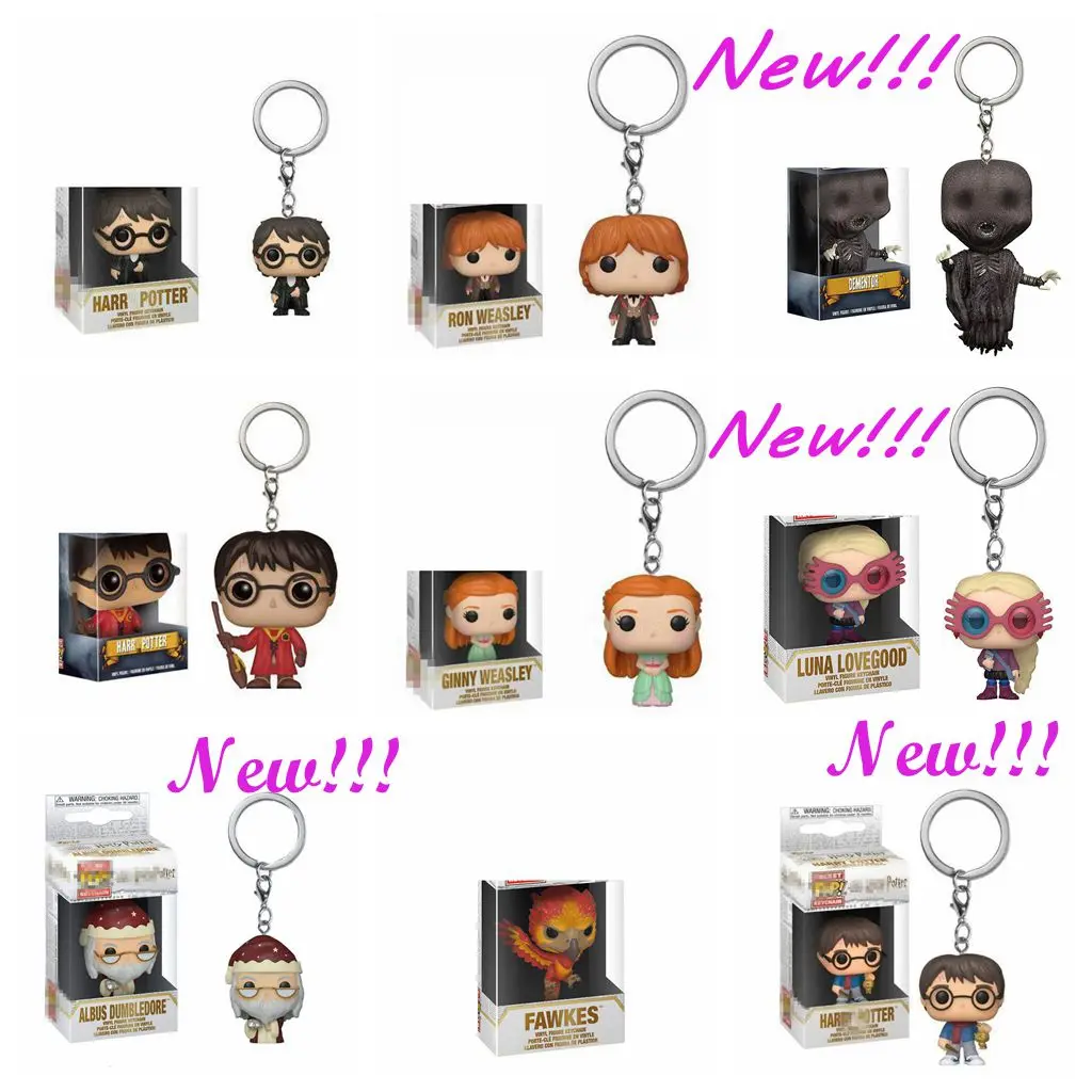 Funko POP брелок игрушка Harried Гермиона Поттеры серия Ginny Ron Hedwig Snape Fawkes Dementor Luna