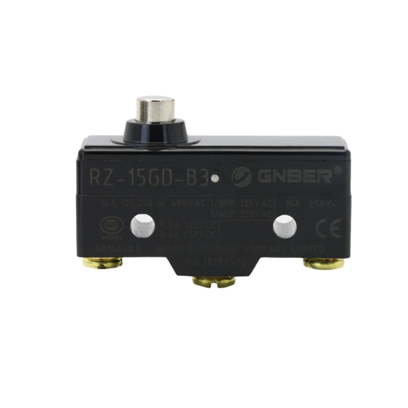 

Uniteeelc-GNBER RZ-15GD-B3 Silver Contact Quality Limit Switch16A 250V