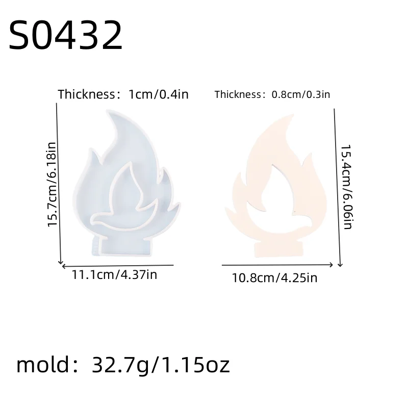 Силиконовая форма голубь для украшения своими руками