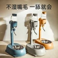 water dispenser for dogs non wet mouth water dispenser automatic hanging type dog feeding bowl vertical kettle cat pet products