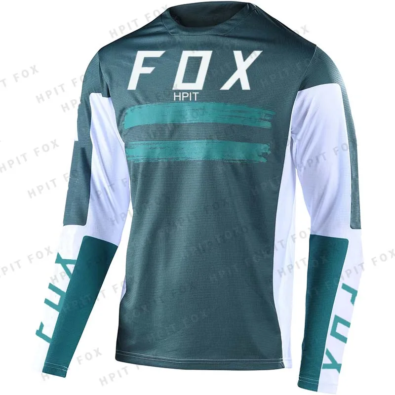 

2022 New fox off-road motorcycle riding suit mtb men's downhill riding suit mountain bike quick dry bmx suit