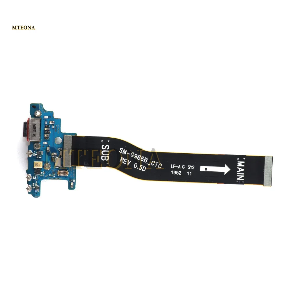 USB-док-станция для зарядки Samsung Galaxy S20 + SM-G985F G986B G986U 25 Вт Type-C гибкий кабель