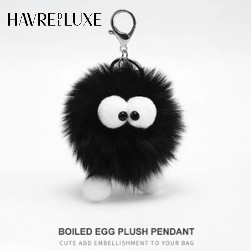 

Bag Charm Accessories Lazy Rabbit Fur Small Briquette Pendant Cute Elf Schoolbag Car Key Ring Bag Hanging Ornaments
