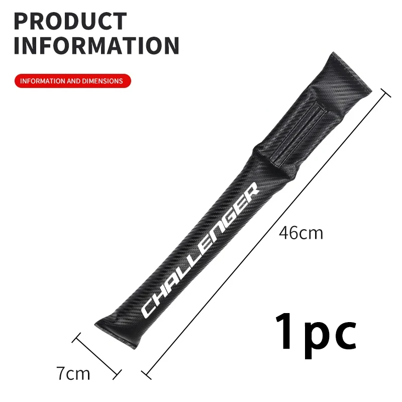 

Зазор автомобильного сиденья, внутренняя герметичная полоса, внутренняя модификация для Dodge CHALLENGER, аксессуары с логотипом