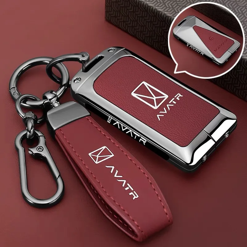 

Чехол-накладка для автомобильного ключа Avatr 07 06 11 12 MAX Pro, защитный чехол для ключа с защитой от царапин, брелок-кольцо, аксессуары для интерьера из цинкового сплава