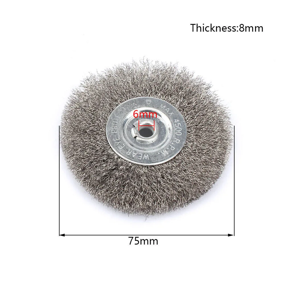 

100mm Wire Wheel Brush Wire Wheel Brush 125mm 300mmx32mm Stainless Steel Wire Wire Wheel Brush Stainless Steel