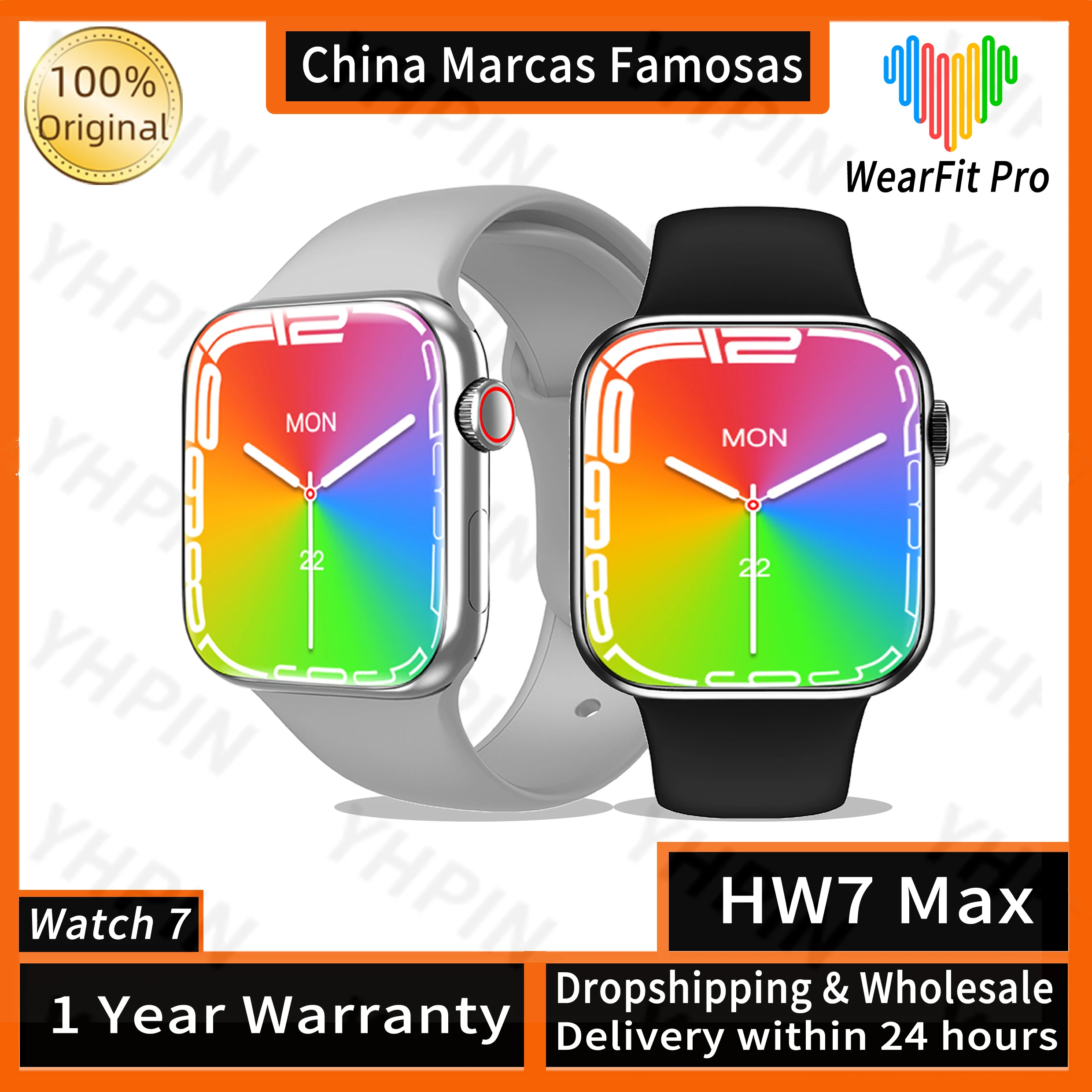 

New 1.99" full screen HW7 Max Smartwatch Men 45mm NFC + New added power saving mode Women Smart Watch PK Dt100 W37 W27 HW22
