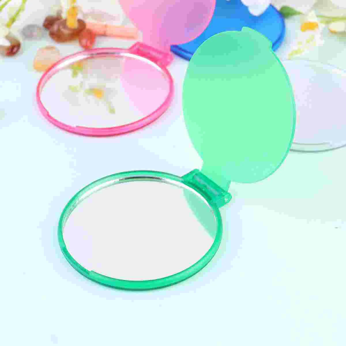 

Mirror Compact Pocket Travel Makeup Mini Purse Mirrors Round Purses Women Foldable Bulk Portable Outdoor Girls Gift Folding