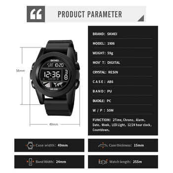 Watch For Men Luxury Top Brand Luminous Sports Man Quartz Stop Watches Male Electronic Wristwatch Clock Hombre Relogio Masculino Other Image