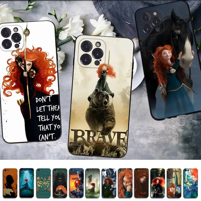 

Disney Brave Phone Case For iPhone 14 13 12 Mini 11 Pro XS Max X XR SE 6 7 8 Plus Soft Silicone Cover