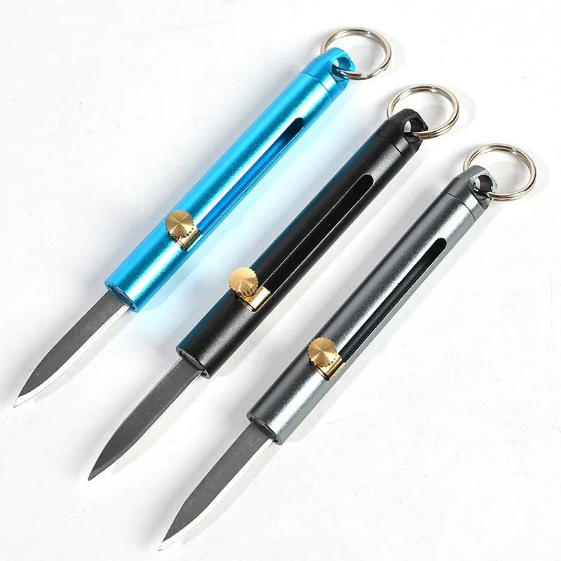 

Keychain Mini Knife Portable Invisible Knife Girls Self-defense Knife Self-defense Small Arms Key Knife Demolition Express Knife