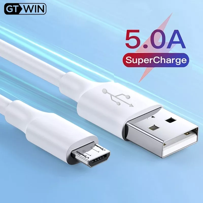 Micro USB Cable 5A Fast Charging Wire Mobile Phone Micro USB