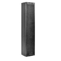 waterproof wear resistant black active speaker outdoor speaker column array