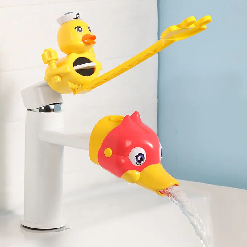 

Animal Cute Duck Elephant Faucet Extender Water Children Saving Cartoon Tool Help Baby Washing Hands Bathroom Bath Toy Kids Gift