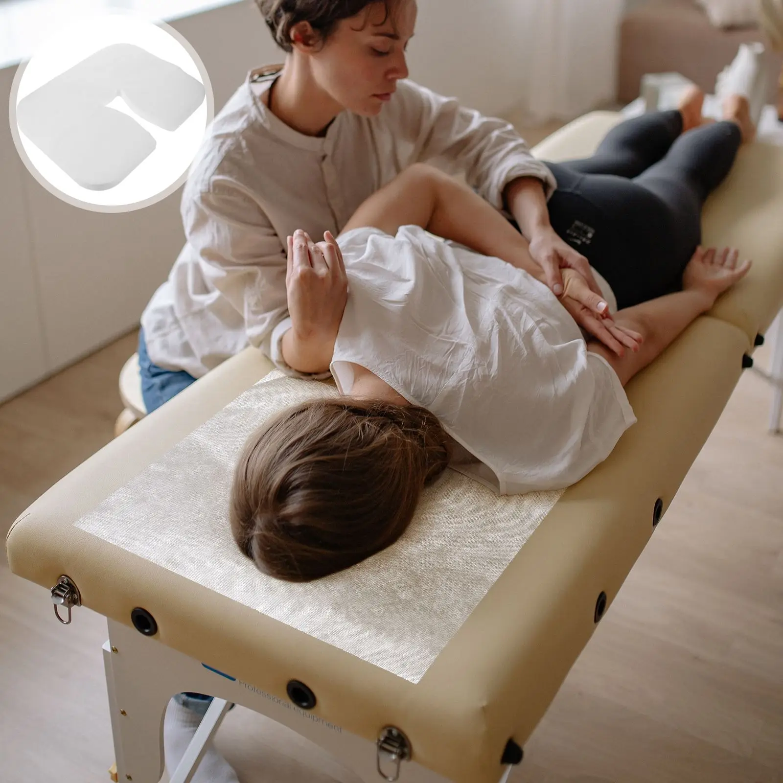 100 шт. 400 одноразовая наволочка для лежания спа-простыни лица чехол подушки