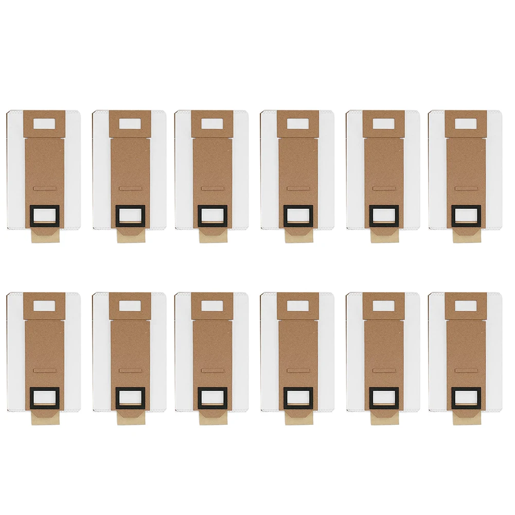 

12 Pack Vacuum Bags Replacement for Roborock S7 T7S T7S Plus Dust Bag Vacuum Cleaner Accessories Spare Parts