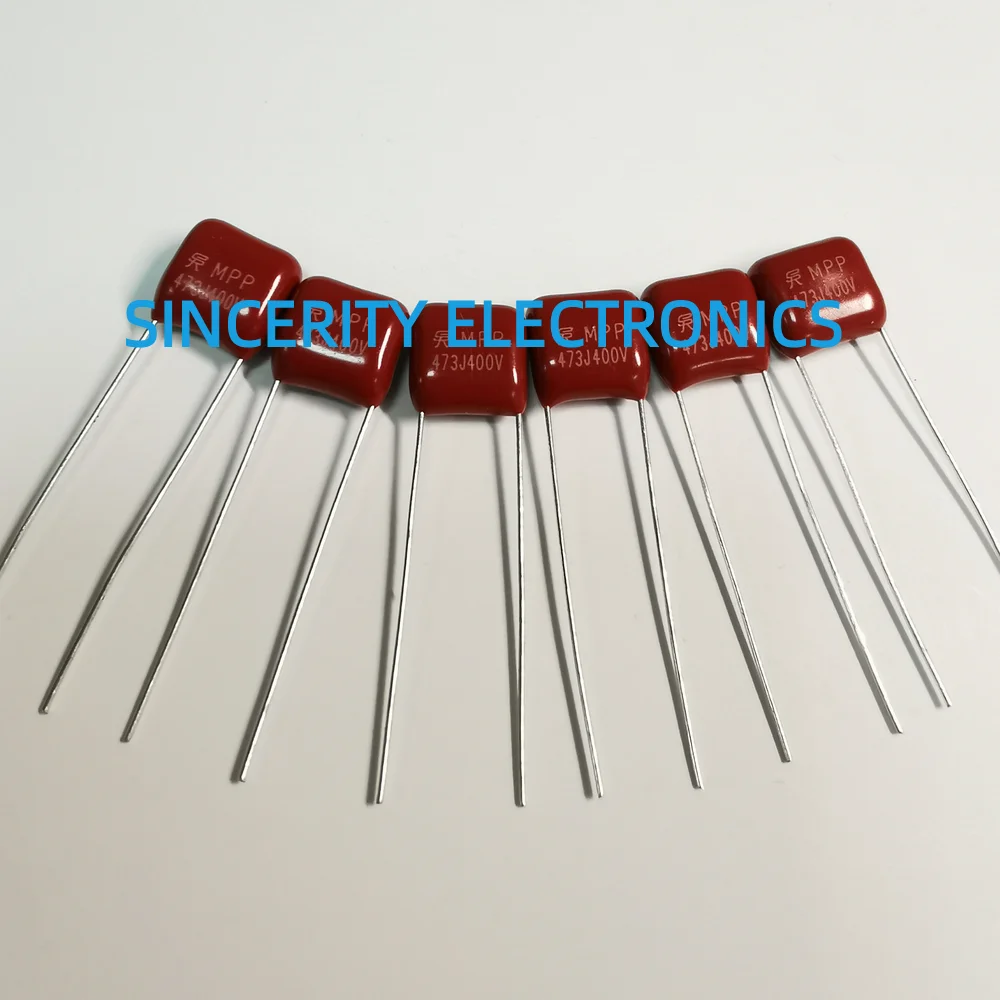10pcs/Lot CBB21 473J400VDC 0.047uF400V 47nF400V Pitch 7.5mm Metallized Polypropylene Film Capacitor China Original Manufacturer - купить по