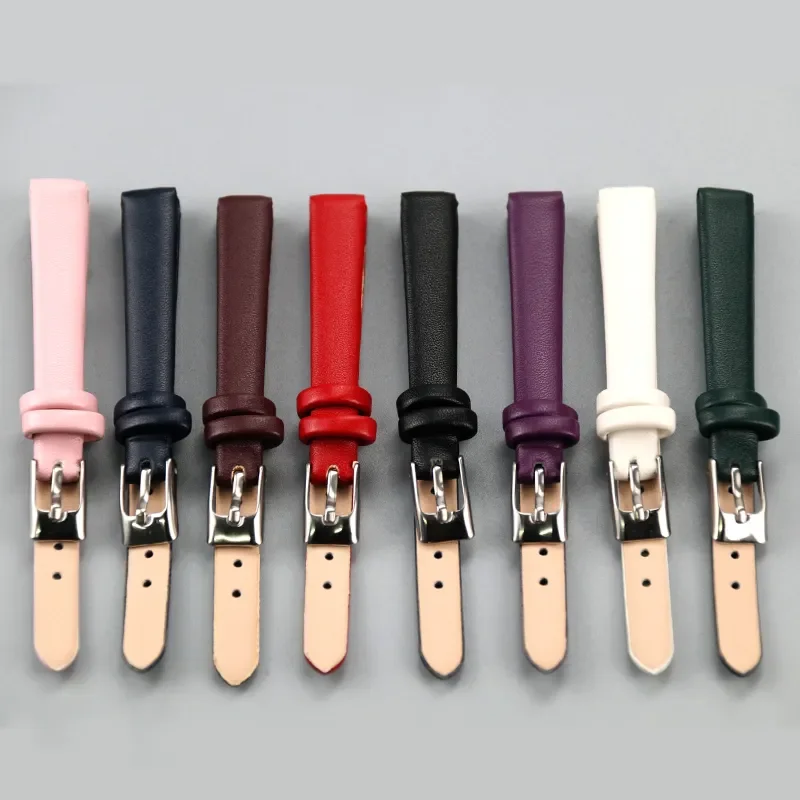 strap 8mm 10mm 12mm 14mm 16mm 18mm 20 mm 22mm leather  Bracelet Accessories Watchband for JULIUS APK Lolarose watch strap