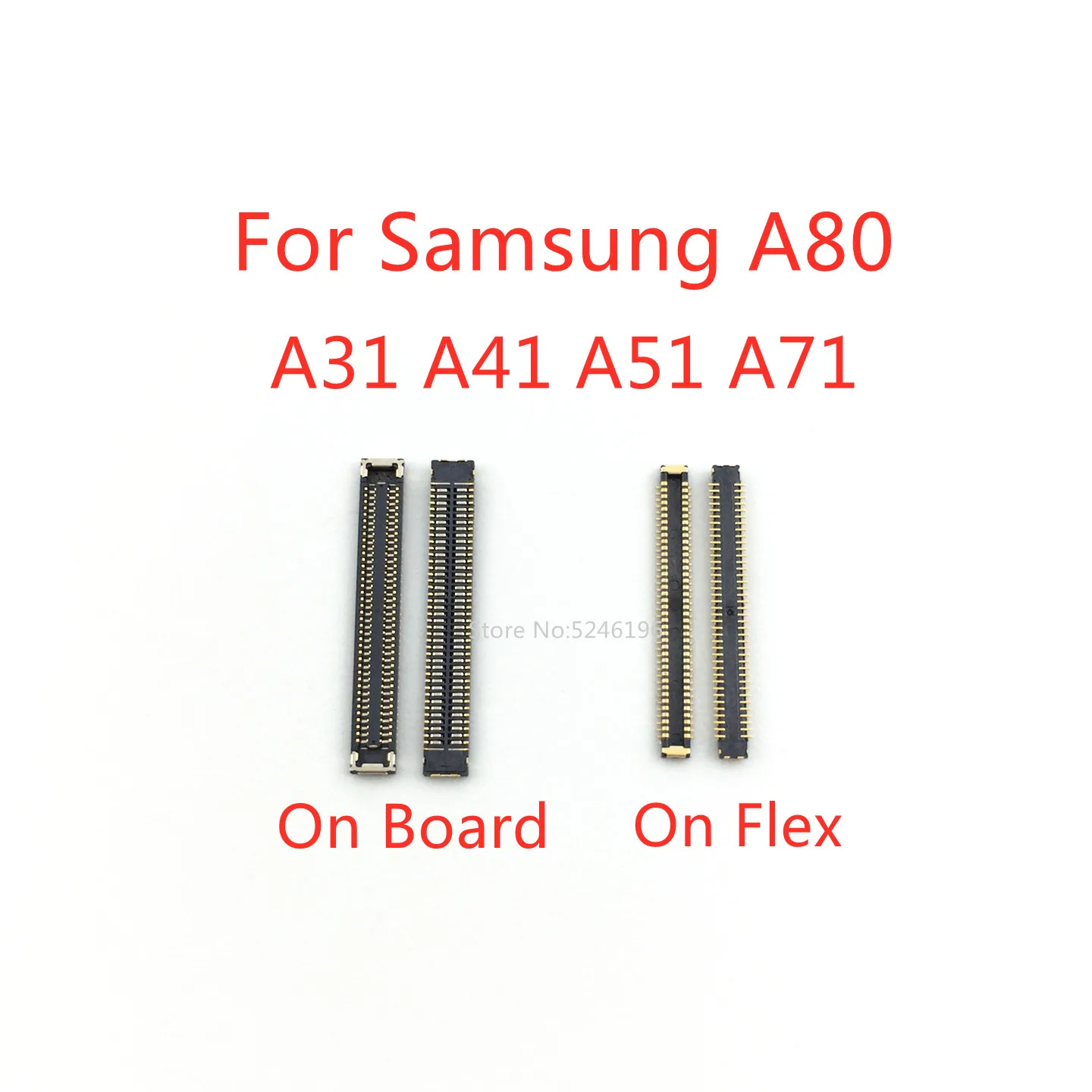 5-10 шт ЖК-экран гибкий FPC разъем 78Pin для Samsung Galaxy A31 A315 A41 A415 A51 A515 A71 A715 5G A80 разъем на плате