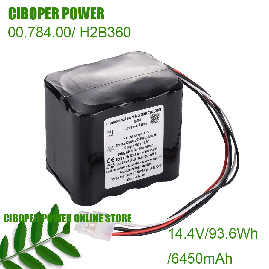 CP медицинская батарея 300.784.000 H2B360 14 4 В/93 6 Вт/ч/6450 мА/ч для bella vista 1000