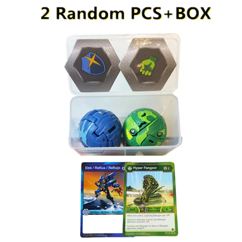 2/4/6/8/10/12PCS Flame Unicorn Bakuganes Transformations Beyblade Fusion with Monster Ball Gyro Athletics Collection Box Toys images - 6