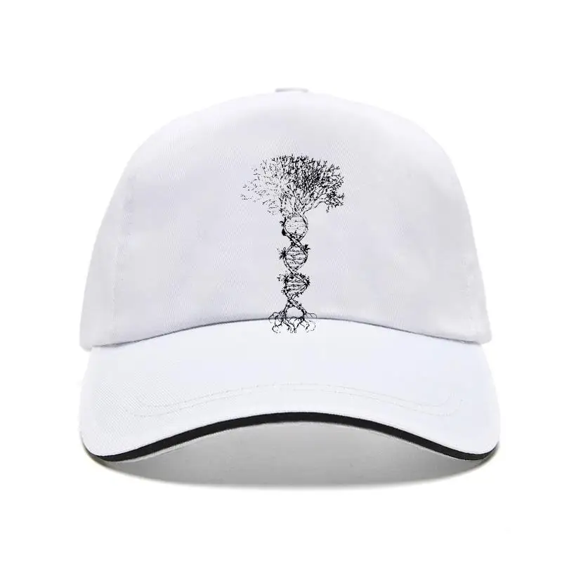 

2022 Summer Baseball Caps White Tree Of Life DNA Baseball Cap Human Genetic Code Sacred Geometry Bill Hats Mesh Baseball Cap