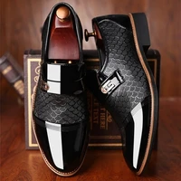 mens shoes leather embossing classic fashion luxury work men shoes wear resistant non slip mans footwear anti slip black shoes