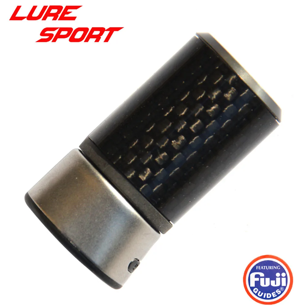 LURESPORT 2 комплекта алюминиевая крышка 3K тканая углеродная трубка FUJI KDPS16 длинный