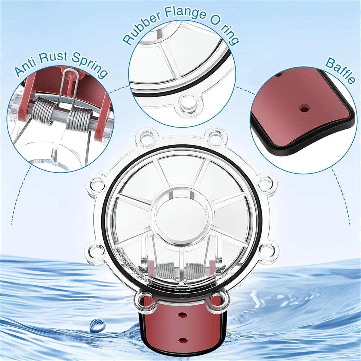 7056 колпачки обратного клапана с хлопушкой в сборе совместимые со знаками Зодиака