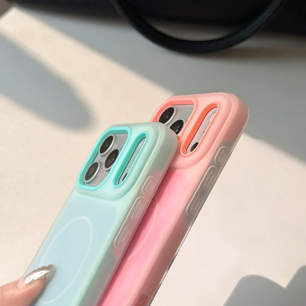 Фото Чехол Jelly Candy Color для iPhone 17 ProMax с поддержкой MagSafe, совместимый с iPhone 11, 12, 13, 14, 15, 16 Pro Max, мягкий силиконовый чехол с защитой для объектива №3