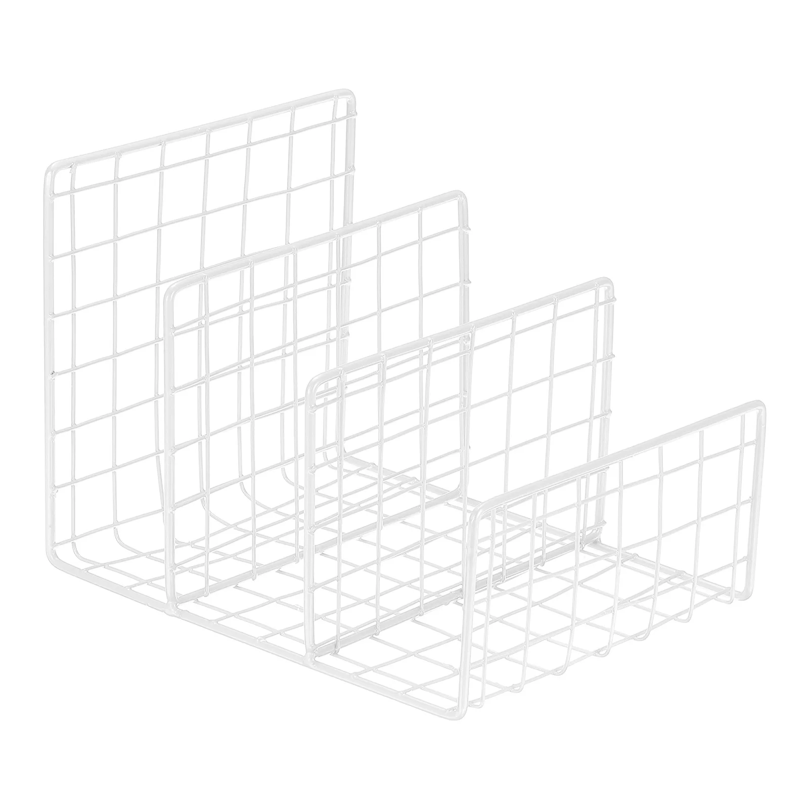 

Metal Display Book Newspaper File Organizer 9.45" x 7.08" x 7.08"