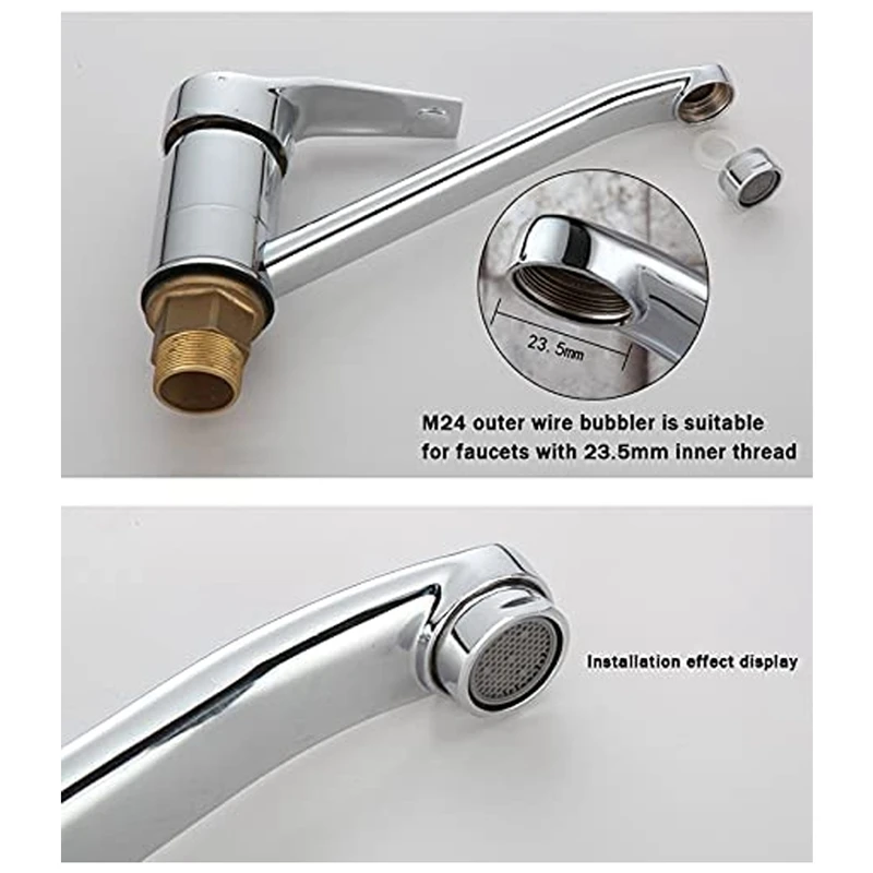 Новый аэратор для смесителя раковины в ванной комнате кухонного запасные части с