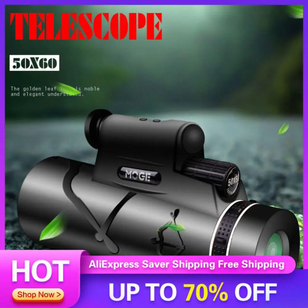 

Monocular Scope Connect Phone 12x50 Camping Travelling Equipment Mobile Phone Telescope Zooming Focus Fmc Coating Telescope