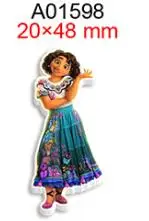 Пластиковый плоский кабошон с мультяшным принтом 30 шт./лот |