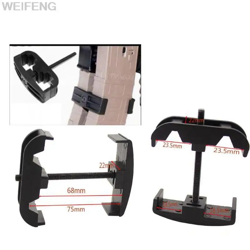 

Tactical Rifle Magazine Coupler Clip Holder Military Magazine Parallel Connector for AK 47 M4 MAG59 MP5 Hunting Accessories