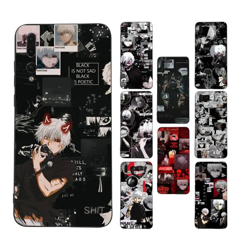 

Japanese anime Tokyo Ghoul Japan Suave Phone Case for Huawei P30 40 20 10 8 9 lite pro plus Psmart2019