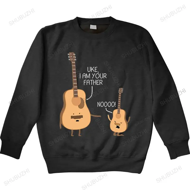 Толстовка укулеле мужская с длинным рукавом худи надписью Uke I Am Your Father модная в