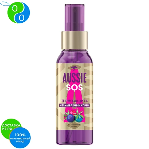 Aussie Hair SOS Спрей-Термозащита - изображение
